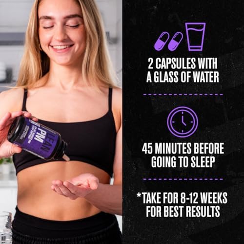 Jacked Factory Lean PM Night Time Fat Burner, Sleep Aid Supplement