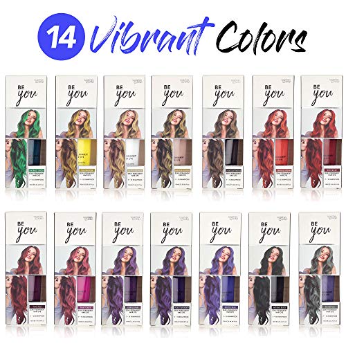 Semi-Permanent Butter Blonde Hair Dye - Vibrant 2.36 Oz. Tubes Temporary Hair Color - Ammonia and Peroxide Free -Vegan and 100% Cruelty-Free Toner - Lasts for 7-15 Shampoos - by Splashes and Spills