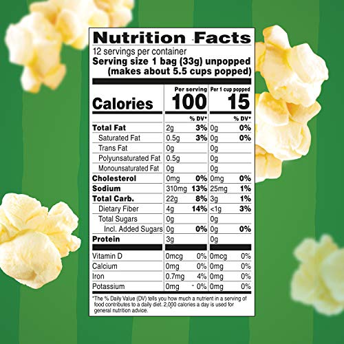 Orville Redenbacher’s Popcorn, SmartPop! Butter Flavor, 1.6 oz., 12-ct