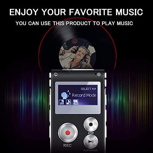 64GB Digital Voice Recorder Voice Activated Recorder for Lectures, Meetings