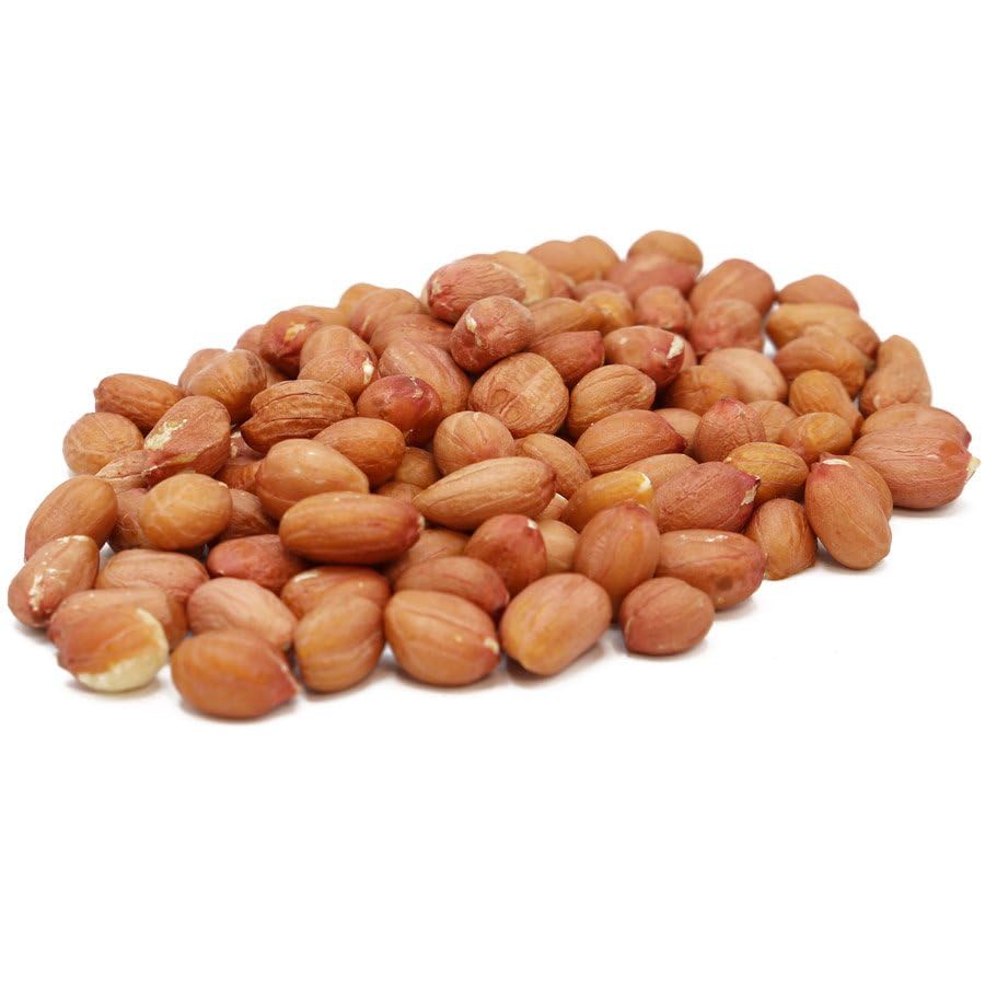 C.J. Dannemiller RAW Spanish Peanuts, Bulk 10 LB Box, Jumbo Size, Shelled Peanuts Great For Trail Mix and Cooking