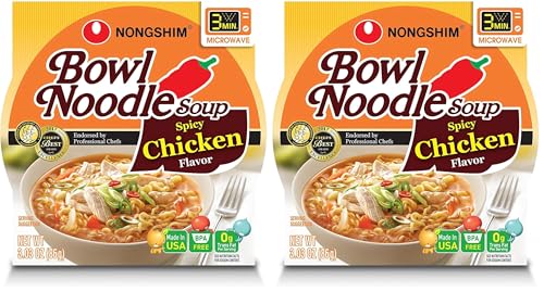 Nongshim Shin Noodle Ramyun, Gourmet Spicy Picante, 4.2-Ounce Packages (Pack of 16)