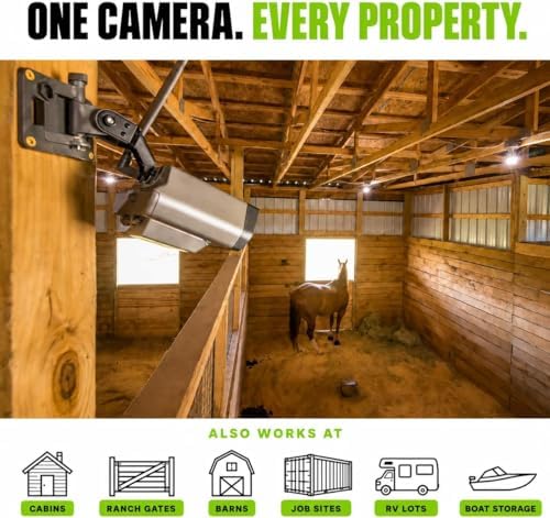 TACTACAM Defend Cellular Security Camera Bundle – Solar Panel + 32GB SD Card Included – 4G LTE