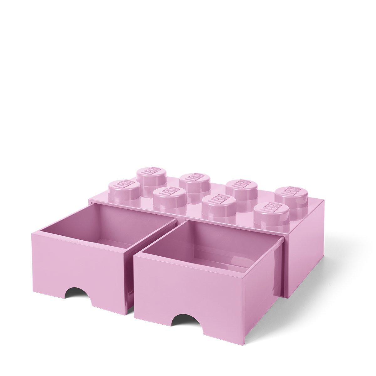 LEGO Brick Drawer, 4 Knobs, 1 Drawer, Stackable Storage Box, Black