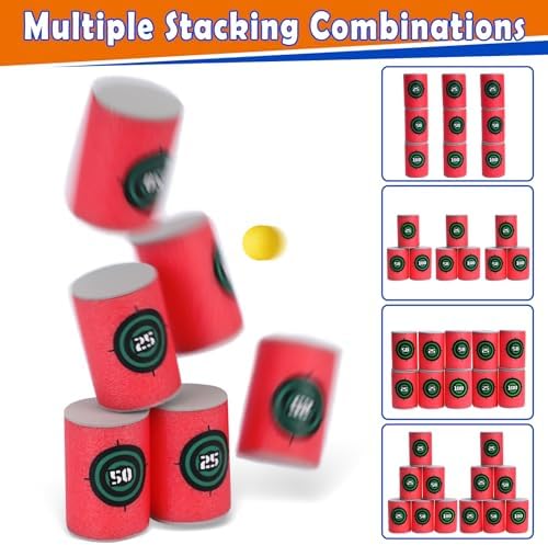 POKONBOY Soft Bullet Target, EVA Bullet Dart Target Compatible with Nerf Blasters Guns