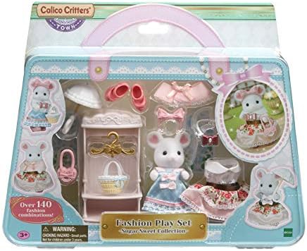 Calico Critters Fashion Playset, Town Girl Series - Sugar Sweet Collection - Unleash Fashion Creativity with This Stylish Playset!
