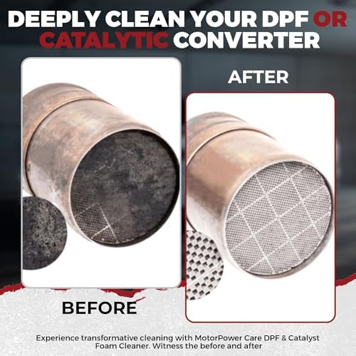 MotorPower Care DPF Foam Cleaner — Diesel Particulate Filter & Catalytic Converter Cleaner Spray | No Removal Needed | Cleans Soot & Carbon via O2