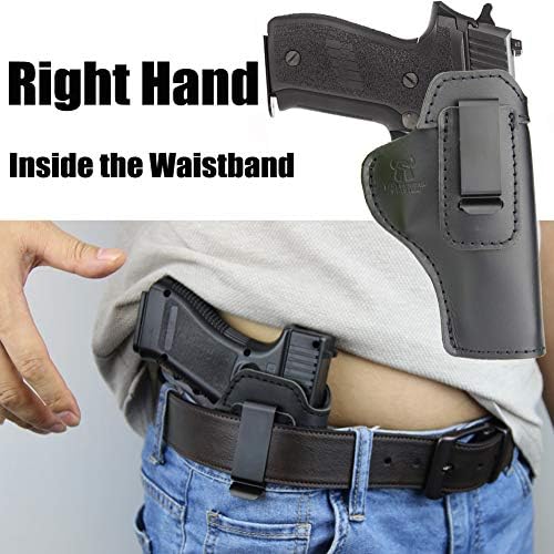 IWB Holster Leather for Inside Waistband Concealed Carry Fits: Sig sauer P220 P226 Full Size