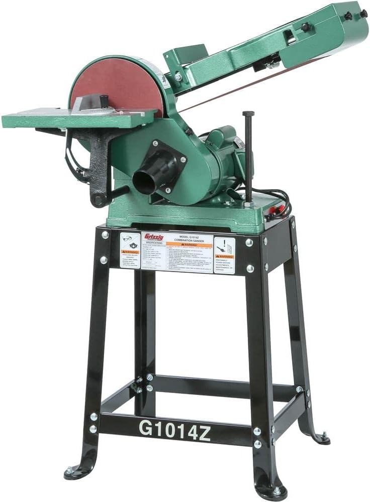 Grizzly Industrial G1014Z - 6" x 48" Belt/9" Disc Z Series Combo Sander