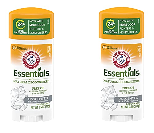 Arm & Hammer Essentials? Deodorant Unscented - 2.5 oz - 2pc