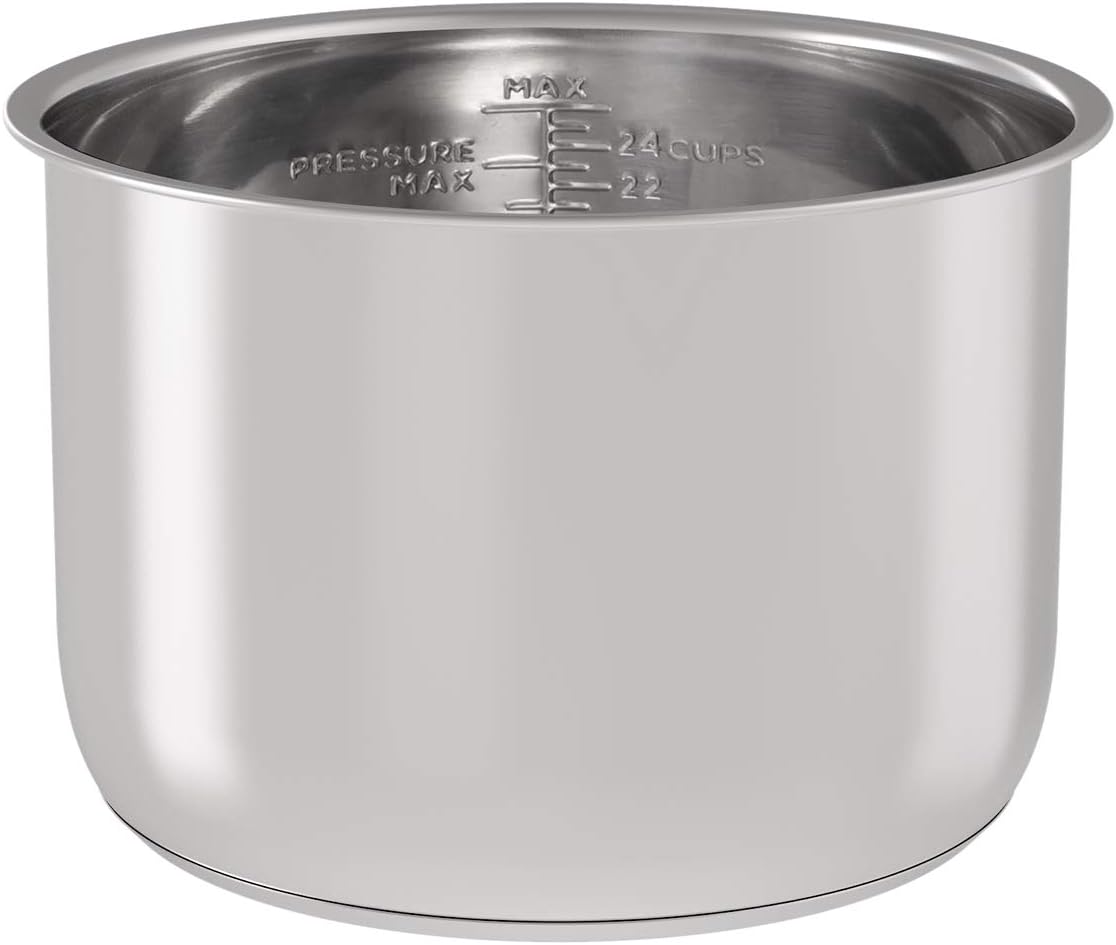SiCheer Stainless Steel Inner Pot for Ninja Foodi 8 Qt Pressure Cooker