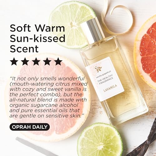 Lavanila Vanilla Grapefruit Perfume for Women, 1.7 Fl Oz | Clean Vanilla Perfume, Long Lasting Women’s Eau de Parfum with Madagascar Vanilla – Natural Fragrance, Women’s Fragrances