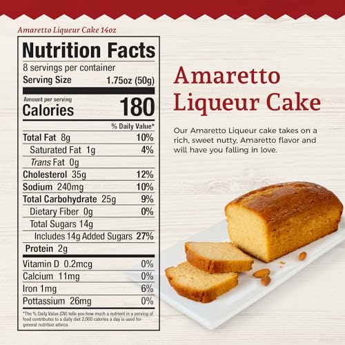 Beatrice Bakery Co. Pineapple Key Lime Liqueur Cake Bar, Gramdma's Freshly Made Liqueur Cake With Lime, Pineapple and Vodka, Est. 1917 (14 oz Box)