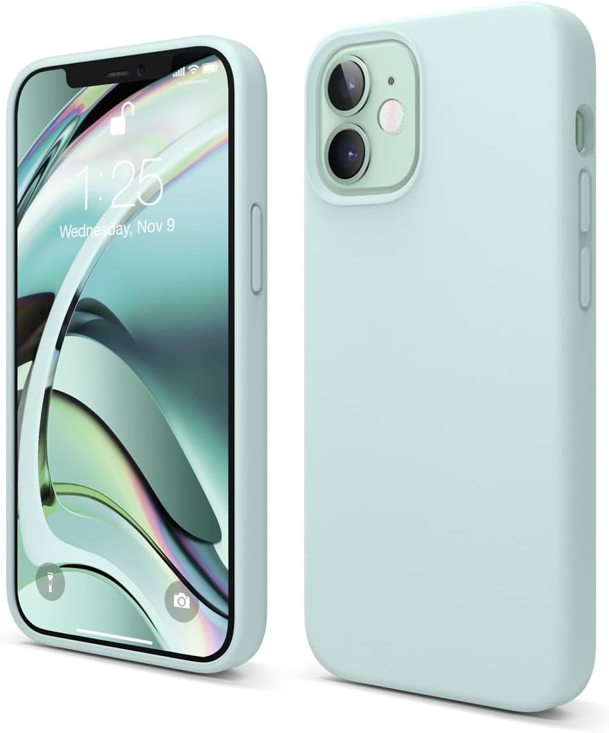 elago Premium Liquid Silicone Case for iPhone 12 Mini Lavender