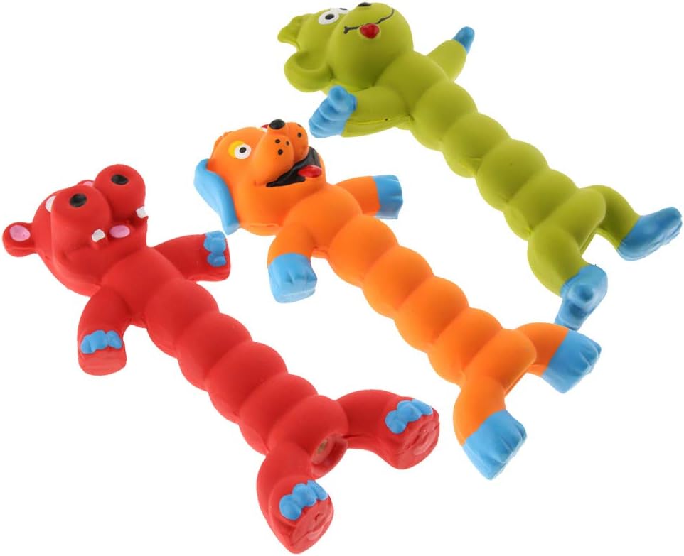 Baosity Monkey Shaped Rubber Squeaky Chew Play Squeak Gift