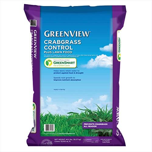 GreenView Crabgrass Control Plus Lawn Food - 40.5 lb. Bag - Covers 15,000 sq. ft.