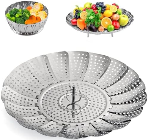 Steamer Basket Stainless Steel Instant Pot Accessories for Food and Vegetable
