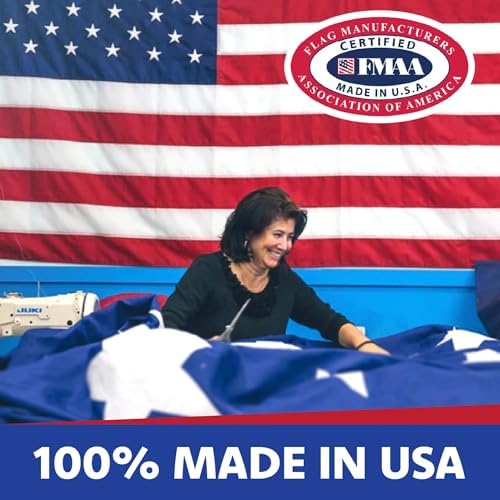 American Flag 6x10 Nylon - Outdoor USA Flag Made in USA