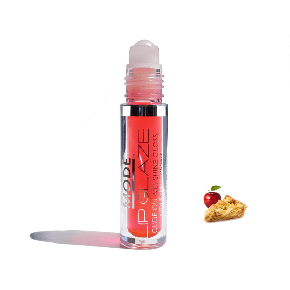 MODE Lip Glaze Cotton Candy Flavored Lip Gloss, Hydrating Sheer Wet Shine, Skincare Fruit Oils