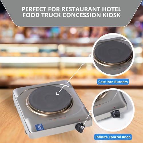 Cadco KR-S2 Portable Electric Hot Plate