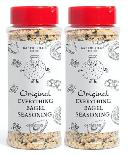 Bakers Club 8.5oz Mixed Black and White Sesame Seeds - Tuxedo blend for Sushi, Tuna, Stir Fry, Bread, Poke Bowls - Kosher, Gluten Free