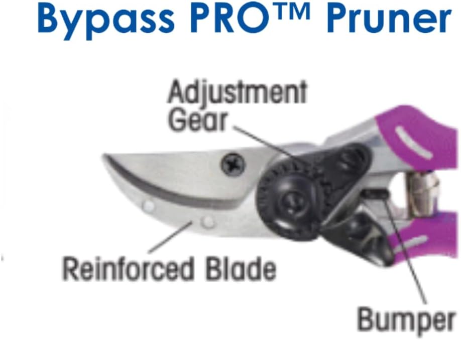 Dramm 18043 ColorPoint Bypass Pruner with Stainless Steel Blade, Yellow