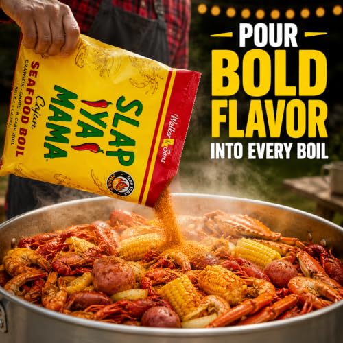 Slap Ya Mama Cajun Seafood Boil Seasoning for Crawfish, Crab and Shrimp