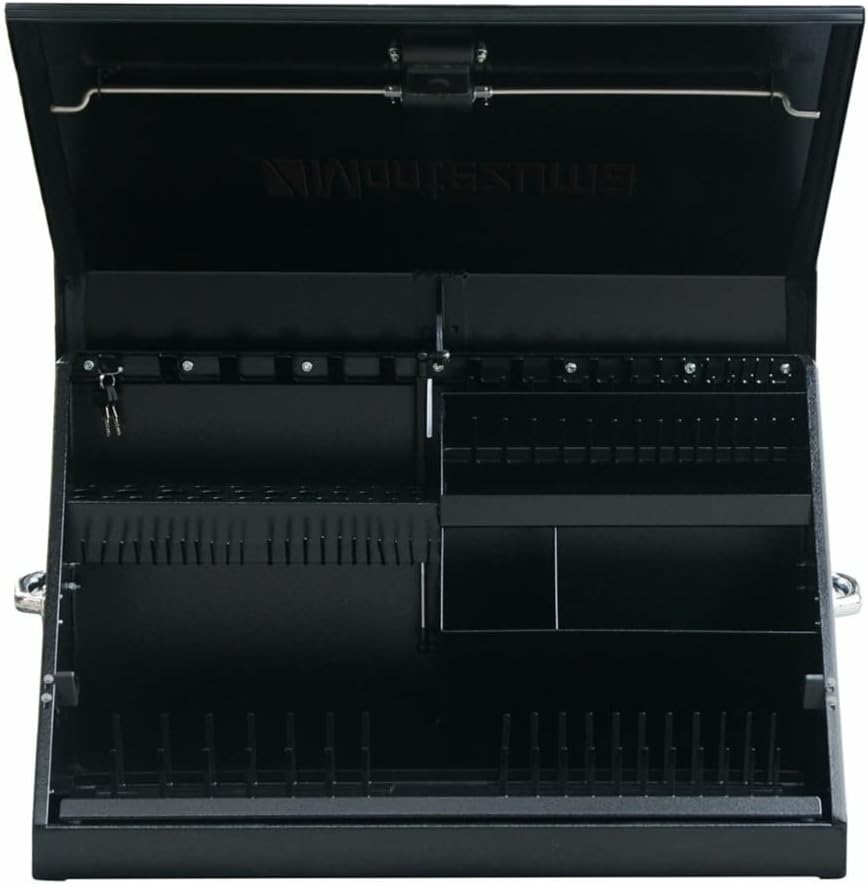 Montezuma ME300B 30-Inch Portable TRIANGLE Toolbox, Black