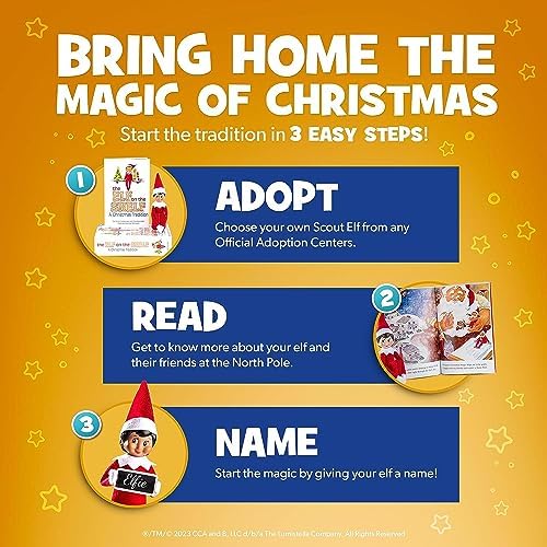 Elf on the Shelf: A Christmas Tradition (Blue-Eyed Girl Scout Elf)