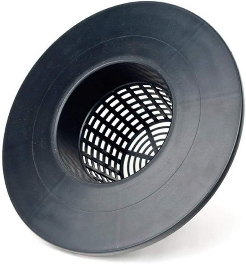 Hydrofarm HG6RDBK Wide Lip 6" Bucket Basket Lid, Pack of 25, Black, 12"L x 12"W x 17.5"H