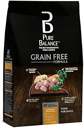 Pure Balance Grain Free Formula, Salmon & Pea Recipe, Dog Food, 4 lbs