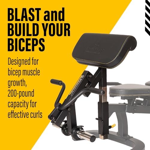 Powertec Fitness Workbench Curl Weight Machine Attachments
