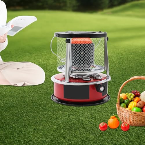 Portable Kerosene Heater 8000 BTU, Indoor Outdoor Space Heater with Adjustable Height 13-18 Inches
