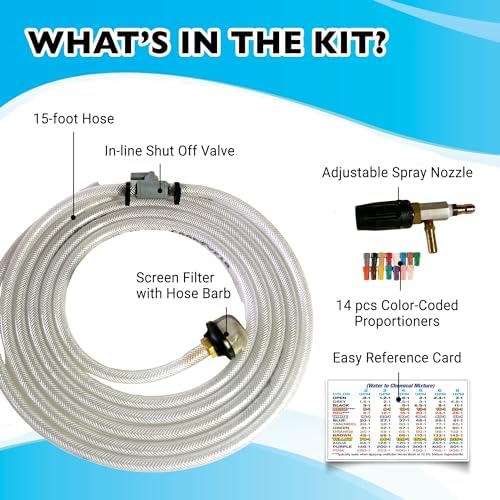 X-Jet M5#13 Kit | 4-4.5 GPM | Adjustable Long-Range External Injection Variable Pressure Washing Nozzle | Perfect for Washing Residential & Commercial Properties from the Ground | W/ 2000 to 4500 PSI