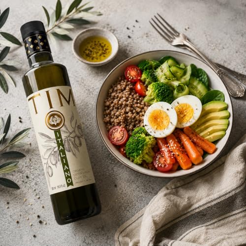 Entimio Italiano Organic Italian Extra Virgin Olive Oil from Italy, 600+ mg/kg High in Polyphenols, 2026 NYIOOC Gold, Tuscany evoo, Cold Extracted