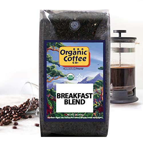 The Organic Coffee Co. French Roast Whole Bean Coffee, 2 lb bag