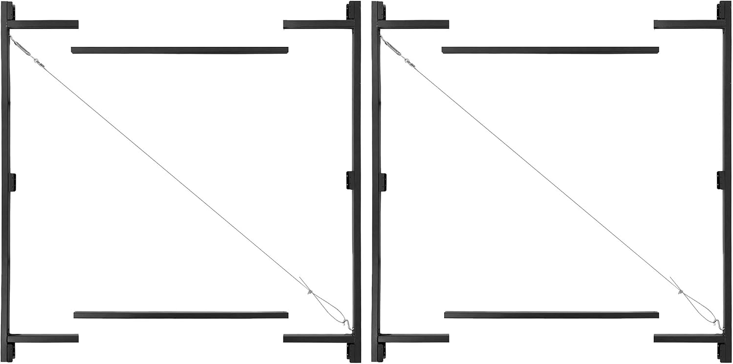Adjust-A-Gate 2-Pack Anti-Sag Original Wide Width Full-Frame Gate Kit, Fits 60-90" Opening