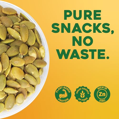 Sunbest Natural Raw Pumpkin Seeds, 2 lbs – Unsalted & Shelled – Whole Pepitas, Pumpkin Seeds to Eat – Great for Snacking, Baking & Topping – Rich in Essential Fatty Acids, Iron & Protein (32 oz)