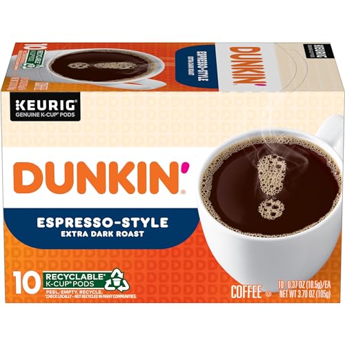 Dunkin’ Original Blend Medium Roast Coffee, Keurig K-Cup Pods, 60 Count | 6 boxes of 10 single serve coffee pods each, Rich & smooth flavor, Made with arabica coffee, Shelf stable, SNAP EBT eligible