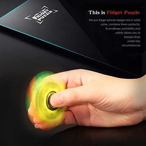 D-FantiX Fidget Spinners Cube, 1x3x3 Floppy Cube Puzzle Fidget Spinner Anti-Anxiety Fidget Toys for Kids Adults