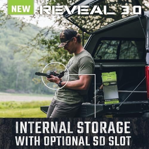 TACTACAM Reveal Pro 3.0 Cellular Trail Camera, Night Vision, GPS | 4G LTE, 4K HD photo, no-glow IR flash, optional SD card slot, extended battery life