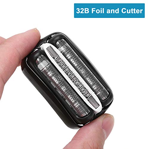 32B Series 3 Shaver Foil & Cutter Head Replacement Compatible with Braun