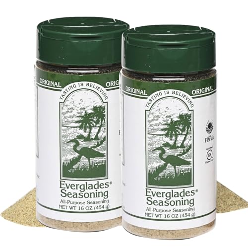 Everglades All Purpose Seasoning Blend - Southern Herbs & Spices - 16 oz | Gluten Free, No Pesticides, Granule Form, Made In Florida, For Meat Seafood Veggies