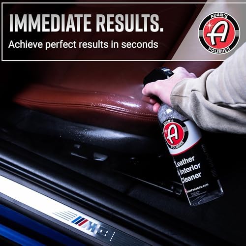 Adam's Polishes Leather Care Kit - Leather Cleaner & Conditioner Car Cleaning Supplies | UV Protection for Interior Accessories Steering Wheel Seat
