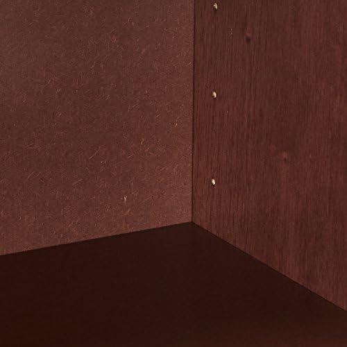 Lorell 4-Shelf Panel Cherry Bookcase, 36" x 12" x 48"