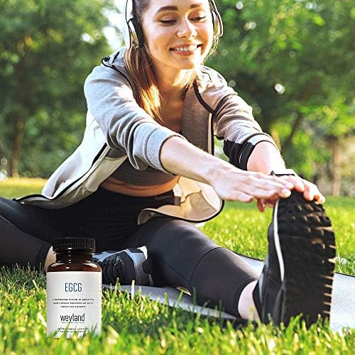 EGCG Green Tea Extract, High Antioxidant, Heart Support & Brain Health, Green Tea Pills, 100 Vegetarian Capsules