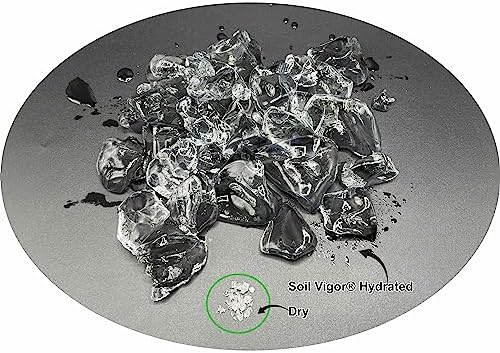 Organic Fertilizer Humic Acid with Potassium Based Super Absorbent Polymer for Lawn and Garden, Soil Vigor ™ 5 Pounds Bag (1)