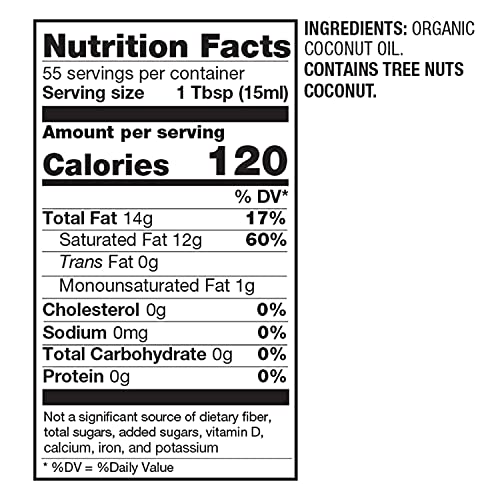BetterBody Foods Unrefined Coconut Oil 28 Fl Oz, Organic, Non-GMO