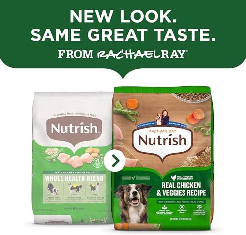 Nutrish Dry Dog Food, Real Chicken & Veggies, 28 lb. Bag (Rachael Ray)