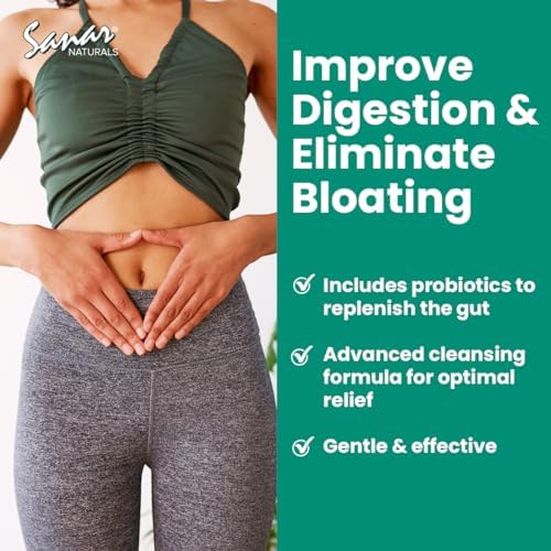 Sanar Naturals Colon Cleanser 2002, High Fiber with Psyllium Husk, 90 Ct | Psyllium Husk Fiber, Probiotics, Cascara Sagrada & Aloe, Colon Cleanse, Gut Health & Daily Regularity, GLP-1 Support, 90 Ct